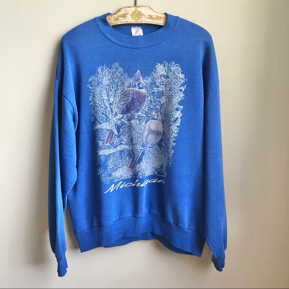 Jerzees Tops - Vintage Sweatshirt Women's Size XL Red Cardinals